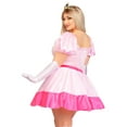 thumbnail image 2 of Leg Avenue Women's Plus Size Pink Princess Halloween Costume, Pink, 3X-4X, 2 of 5