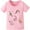 Pink dinosaur, variant on WIBACKER 2-7T Kids Baby Girls Short Sleeve Crew Neck T-Shirt 100% Cotton Tee for Toddler Summer