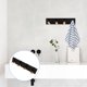 thumbnail image 1 of BESTYASH De Aluminio Negro Para Pared Con Plegables Para Ropa Y Toallas, 1 of 7