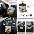 thumbnail image 5 of Uorisanigo Cow Print Car Interior Seat Covers Funny Seat Cover Full Set Car Accessories with Auto Steering Wheel Covers,Cars Seats Belt Cover,Auto Trash Can,Vehicle Vent Storage Gift for Friends, 5 of 7