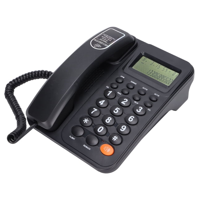 Teléfono fijo fijo, KXT2027CID Llamada telefónica con cable Teléfono fijo de oficina Teléfono con cable Durabilidad mejorada