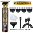 thumbnail image 1 of Electric Hair Trimmer USB Rechargeable Man Shaver Cutting Machine Barber Professional Hair Clipper, 1 of 5