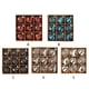 thumbnail image 2 of Kearding 9x Juego de adornos navideños destrozados Adornos para árboles de Navidad con brillo y brillo Kits de decoración para fiestas Estilo 1, 2 of 6