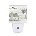 thumbnail image 1 of Balery Summer Vacation Scene With Camping Van Luz Nocturna LED con Sensor Automático, Enchufe con Sensor Crepuscular, Luz Suave de 0.5W para Dormitorio, Pasillo, Baño-EU, 1 of 7