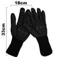 thumbnail image 2 of Guantes para horno de microondas resistentes al calor de silicona ignífuga ignífuga de alta temperatura para barbacoa, 2 of 5