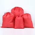thumbnail image 4 of Bolsas de nailon impermeables coloridas con cordón para guardar ropa interior, zapatos, viajes y deportes, 4 of 5