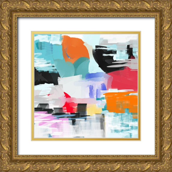 Auda, Christine 12x12 Gold Ornate Wood Framed with Double Matting Museum Art Print Titled - Beyond Infinity