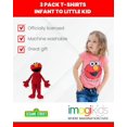 thumbnail image 3 of Sesame Street Elmo Cookie Monster Abby Cadabby Toddler Girls 3 Pack T-Shirts Infant to Little Kid, 3 of 5