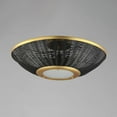 thumbnail image 3 of 14460BRNAB-Maxim Lighting-Rattan - 3 Light Wall Sconce-7.25 Inches Tall and 20.25 Inches Wide, 3 of 5