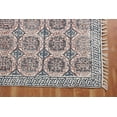 thumbnail image 4 of Casavani Cotton Kilim Carpet Hand Woven Rug,Blue 4x7 feet, 4 of 6