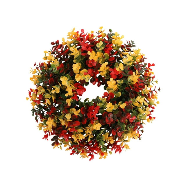 Guirnalda de Navidad para decoración de vacaciones, decoración del hogar, decoración de invierno, guirnalda de Navidad para puerta delantera, ventana, Pequeño