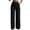*Black, variant on VBVC Women's High Waisted Wide Leg Dress Pants,Button Front Seamed Straight Leg Trousers For Women,Ladies Business Work Office Pants with Pockets,Blue,S-3XL