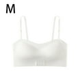 thumbnail image 4 of Minnieouse Sujetador Push up sin costuras sin aros para mujer, Bralette transpirable respetuoso con la piel desmontable para mujer, sujetador ajustable para Ropa interior Blanco METRO Minnieouse AP012597-02, 4 of 6