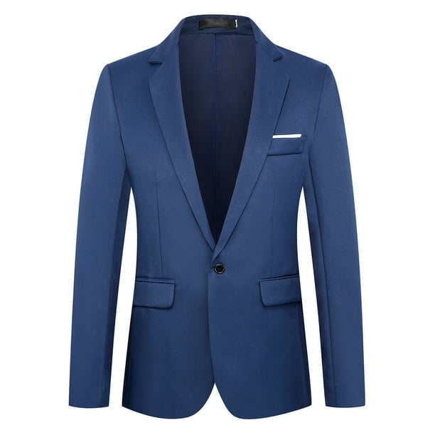 Traje de talla grande para hombre, estilo coreano, informal, ajustado, de una sola fila, con un botón, para jóvenes, chaqueta de primavera y otoño, traje pequeño