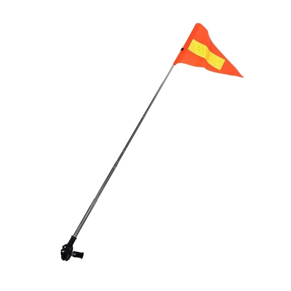 Adjustable Height Stainless Steel Golf Cart Flag Poles Weatherproofed Enhances For Multiple Vehicle Applications