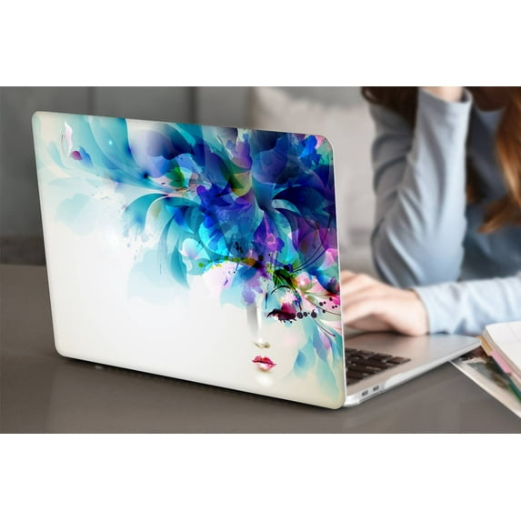 KSK KAISHEK Hard Case Cover for MacBook Air 13"( Not Retina Display, 2017 - 2010) Model A1369 & A1466, No USB-C Ink painting 3