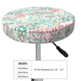 thumbnail image 4 of Kdxio Watercolor Tiger Print Stool Covers Round,Stretch Round Bar Stool Covers Washable Bar Stool Cushion Slipcover for 12-15 Inch Chair, 4 of 7