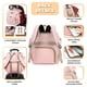 thumbnail image 4 of Mochila para pañales ROSEGIN, color rosa, para bebés y niñas de 35 litros de capacidad, 4 of 8