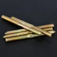 thumbnail image 1 of Double End Furniture Screw, Durable Dowel Screw, Double Ended Screw, Practical For Carpenter Tool Woodworking Supplies Carpentry Hardware Woodworking Tools, 1 of 8