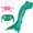 A, variant on 【Uhome】3-12Y Girls Mermaid Swimsuit 3PCS Hot Spring Bikini Bathing suits with Fish Tail Kids Beach Costume Set