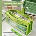 thumbnail image 3 of Matoen Large Capacity Pencil Case, Visible Pencil Pouch Student Stationery Bag for & Office, 3 of 6
