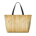 thumbnail image 2 of Fotbe Bamboo Wall Bolsa de Viaje para Playa - Resistente al Agua, Bolsa Tote de Gran Capacidad y Ligera con 7 Bolsillos para Mujeres y Hombres, 2 of 7