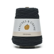 Peaches & Creme Cotton Cone Black Yarn, 14 Oz.