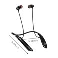 thumbnail image 3 of Limited Stock,Wireless Bluetooth Headphones Neck Hanging In-Ear Type Sports Running-Long Life Headphones,Vsgery,Black, 3 of 7