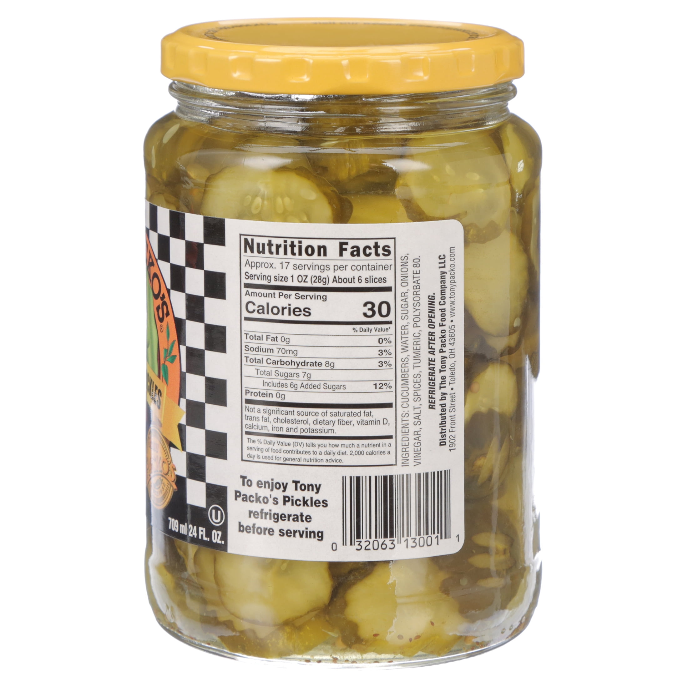 Tony Packo S Gourmet Bread Butter Pickles 24 Fl Oz Walmart Com Walmart Com