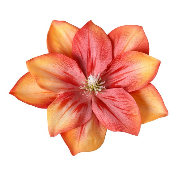 Goasio 2 Pcs Artificial Lotus Flower Head Small Realistic Clematis Flowers for DIY Wedding Party Craft Home Office Garden Hotel Decoration