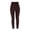 Coffee, variant on Ydojg Womens Leggings Fashion Solid Velvet Thermal Long Pants High Waist Sports Leggings Navy
