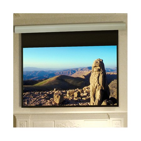 Quiet Projector Draper Silhouette Series E Contrast Grey Electric Projection Screen Low Voltage and Quiet Motor ()