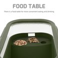 thumbnail image 4 of QUMIIRITY Tortoise Ramp 1Pack Green Plastic Turtle Tank with Ramp Access for Lizards 17.3X10.6X5.5in, 4 of 7