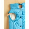 thumbnail image 4 of Zhuge Chaqueta de invierno cortavientos para perros: abrigo cálido con forro polar de 2 capas para perros pequeños, medianos y grandes | Chaleco para clima frío (M, azul), 4 of 4