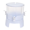 thumbnail image 3 of Esquirla Beverage Dispenser Cold Water Container 5.2 L with Lid Rotatable 3 Grid Split Juice Teapot Ice Water Jug Pot for Home Kitchen, 3 of 8