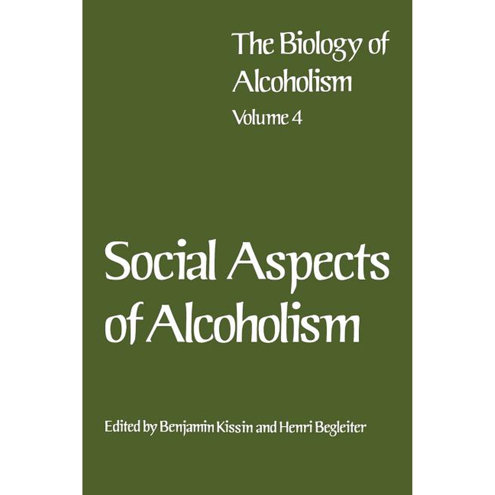 Social Aspects of Alcoholism, (Paperback)