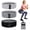 Light Grey/Grey/Black, variant on BouPower Fabric Resistance Bands Set of 6 Pack, Non Slip Booty Bands for Glutes Legs and Strength Training, Light Medium Heavy Workout Loops for Home Gym, Pilates, Exercise, Stretching, Travel