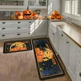thumbnail image 4 of Halloween Kitchen Rugs Set of 2, Halloween Decorations Non Slip Backing Halloween Kitchen Mats for Floor Holiday Rug Halloween Decor for Home Party Gifts (Happy Halloween, 17"x47.2"+17"x30"), 4 of 6