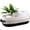 Black&White, variant on ZWHong 1 Pack Small Woven Storage Basket for Toilet Tank Top, Bathroom Countertop Organizer Basket Cotton Rope Toilet Paper Storage Toilet Paper Decorative Basket 13"x6"x4" (Black&White)
