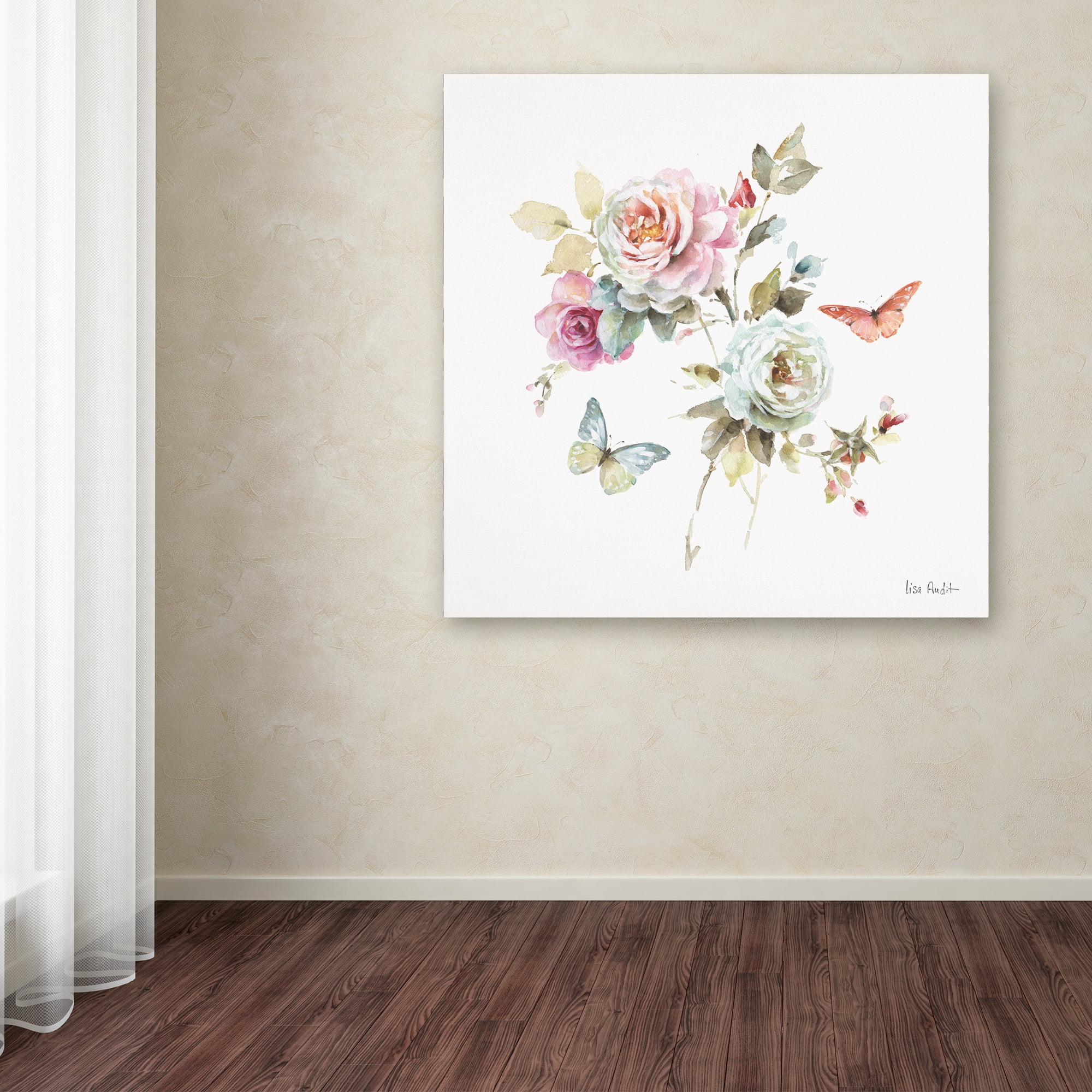 Trademark Fine Art 'Beautiful Romance VII' Canvas Art by Lisa Audit