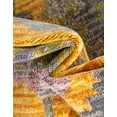 thumbnail image 4 of Unique Loom Paragon Collection Area Rug - Daneker (8' 2" x 10' Oval Yellow/Gray), 4 of 7