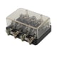 thumbnail image 1 of Universal Car Auto Vehicle Boat Truck Audio 12V Caja de fusibles Circuito de soporte 4 MANERAS Cola Portafusibles de 6 vías, 1 of 5