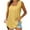 Yellow, variant on Yigetop Loose Flowy Tops for Women, Summer Tank Tops for Women 2025 Loose Fit Pleated Square Neck Sleeveless Shirt Curved Flowy Vest Basic Cotton Tee Womens Beach Tops Beige L