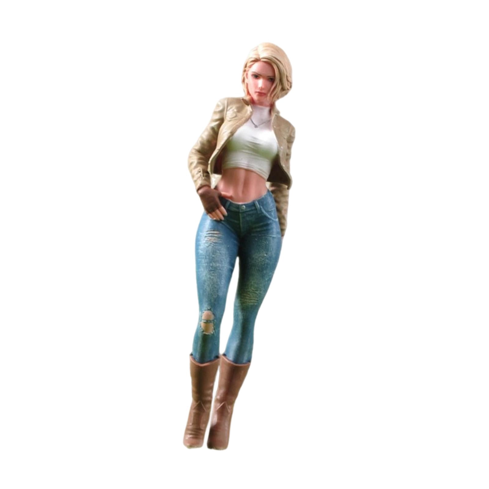 LeeQinersw 1/64 Girl Figure Character DIY Layout Scenery Accs Mini Doll Dollhouse Decor