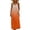 Orange-Gradient, variant on MOJOGO Women's Casual Maxi Dress Summer Back Tie Shift Dresses Lightweight Breathable Linen Blend Dress Beach Vacation Outfits L