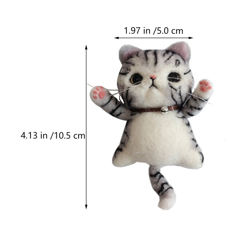 Make Adorable Kittens Using a DIY Needle Felt Kit 