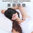 thumbnail image 4 of Sleep Headphones Sleep Mask with Bluetooth Headphones, Eye Mask for Sleeping Eye Pillow Sleeping Headphones for Side Sleepers Thin Speaker Cool Gadgets Gifts for Men&Women, 4 of 4