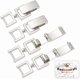 thumbnail image 1 of 1 caja de 6 cierres plegables de plata de 29 mm, de latón chapado en platino auténtico, para pulseras, cierres de joyería, 1 of 9