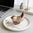 thumbnail image 5 of Resin Bird Statue Figurine, Vintage Boho Home Decor, Animal Bird Ornament for Shelf Desktop Display, Art Craft Decoration for Living Room Bedroom Office, Unique Gift for Bird Lovers, 5 of 7