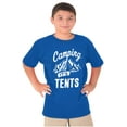 thumbnail image 5 of Camping Its In Tents Funny Outdoors Crewneck T Shirts Boy Girl Teen Brisco Brands L, 5 of 6